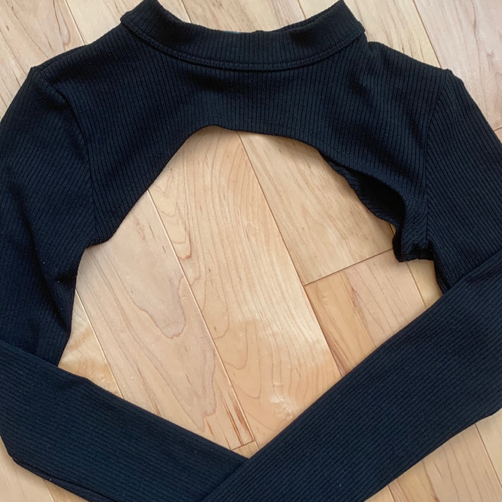Tiger Friday Form Bolero Shrug- Ribbed Black, AXS